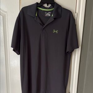 Under Armour Men's Black Polo Shirt